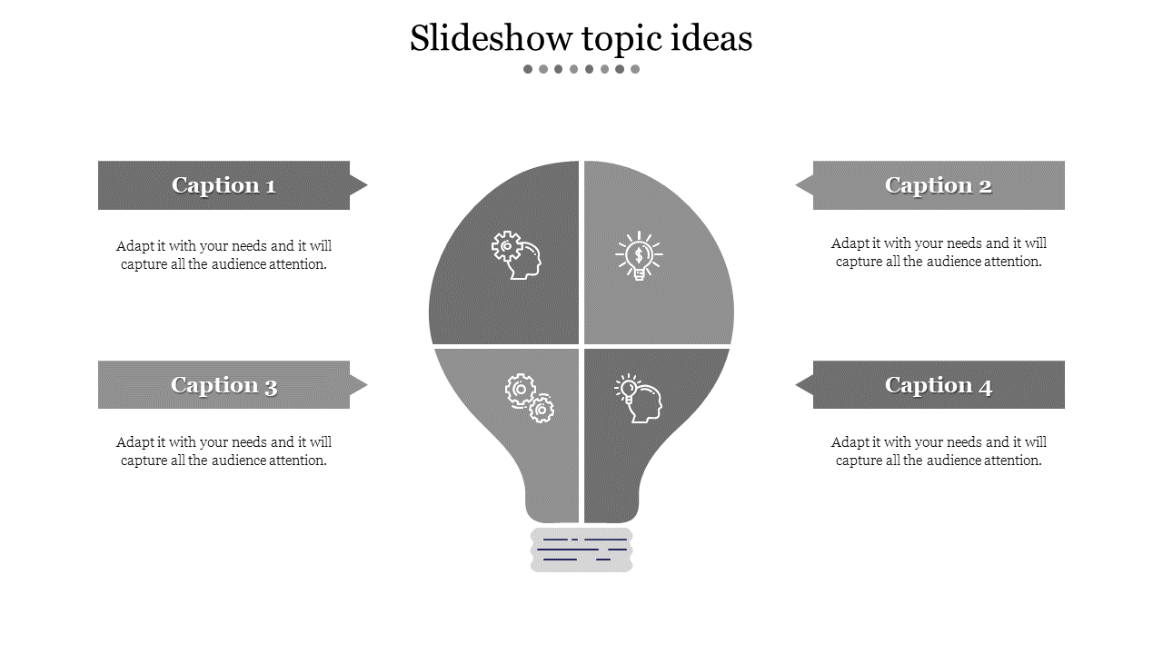 slideshow topic ideas-Gray